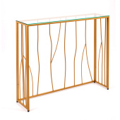 Узкий консольный столик в прихожую 1022-CG clear