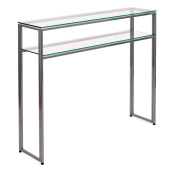 Консольные столики с полкой в прихожую 1042-CS clear