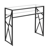 Консольные столики с полкой в прихожую 1091-CB clear