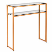 Консольные столики с полкой в прихожую 1044-CG grey