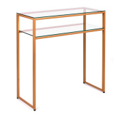 Консольные столики с полкой в прихожую 1043-CG clear