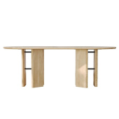 Стол обеденный овальный ENZA HOME AUSTIN EH68301