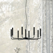 Подвесная люстра Nowodvorski Orto VIII Black 11460