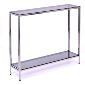 Консольные столики с полкой в прихожую 1082-CS grey