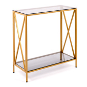 Консольные столики с полкой в прихожую 1031-CG grey