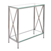 Консольные столики с полкой в прихожую 1031-CS clear