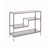 Консольные столики с полкой в прихожую 1012-CS grey