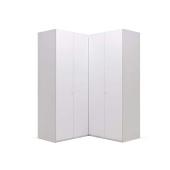 Шкаф угловой (белый) ENZA HOME POLKA EH56251