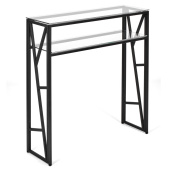 Консольные столики с полкой в прихожую 1094-CB clear