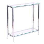Консольные столики с полкой в прихожую 1084-CS clear
