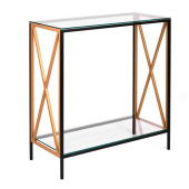 Консольный стол с полкой в гостиную 1033-CB_G clear