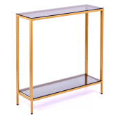 Консольные столики с полкой в прихожую 1084-CG grey