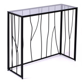 Узкий консольный столик в прихожую 1024-CB grey