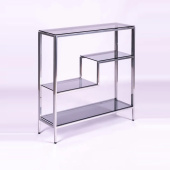 Консольные столики с полкой в прихожую 1014-CS grey