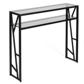 Консольные столики с полкой в прихожую 1092-CB grey