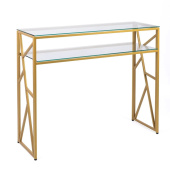 Консольные столики с полкой в прихожую 1091-CG clear