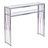 Консольные столики с полкой в спальню 1122-CS clear