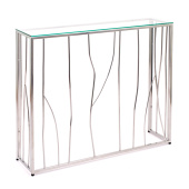 Узкий консольный столик в прихожую 1022-CS clear