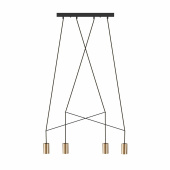 Подвесная люстра Nowodvorski Imbria Brass/Black 7957