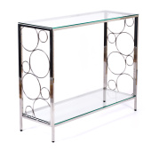 Консольные столики с полкой в прихожую 2031-CC clear