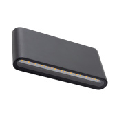 Уличный настенный светильник Nowodvorski Semi Led M Black 11364