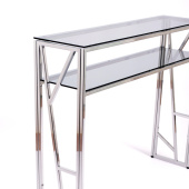 Консольные столики с полкой в прихожую 1092-CS grey