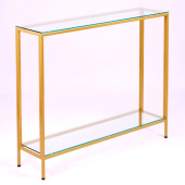 Консольные столики с полкой в прихожую 1082-CG clear