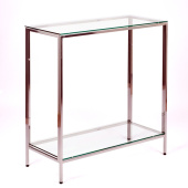 Консольные столики с полкой в прихожую 1083-CS clear