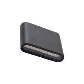 Уличный настенный светильник Nowodvorski Semi Led S Black 11363