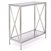 Консольные столики с полкой в прихожую 1033-CS grey