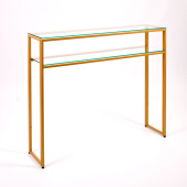 Консольные столики с полкой в прихожую 1042-CG clear