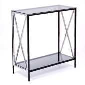 Консольный стол с полкой в гостиную 1033-CB_S grey