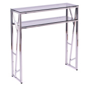 Консольные столики с полкой в прихожую 1094-CS grey