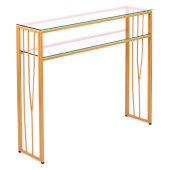 Консольные столики с полкой в спальню 1122-CG clear