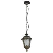 Уличный подвесной светильник Nowodvorski Tybr Black/Golden Patina 4684