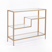 Консольные столики с полкой в прихожую 1011-CG clear