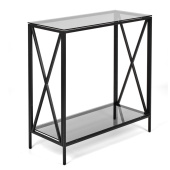 Консольный стол с полкой в гостиную 1033-CB grey