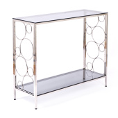 Консольные столики с полкой в прихожую 2031-CC grey