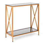 Консольный стол с полкой в гостиную 1033-CG grey