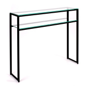Консольные столики с полкой в прихожую 1042-CB clear