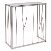 Узкий консольный столик в прихожую 1024-CS grey