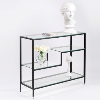 Кованые металлические консольные столики 1011-CB clear