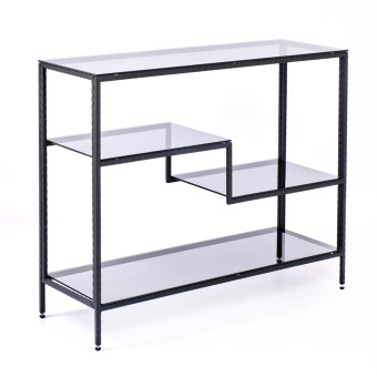 Кованые металлические консольные столики 1011-CB grey