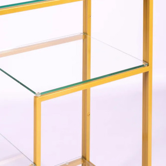 Кованые металлические консольные столики 1013-CG clear