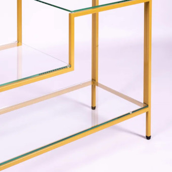 Кованые металлические консольные столики 1013-CG clear