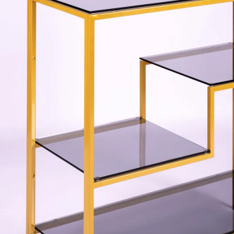 Кованые металлические консольные столики 1013-CG grey