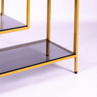 Кованые металлические консольные столики 1013-CG grey