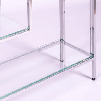 Кованые металлические консольные столики 1013-CS clear