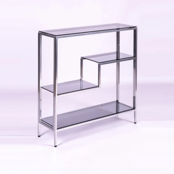 Кованые металлические консольные столики 1013-CS grey