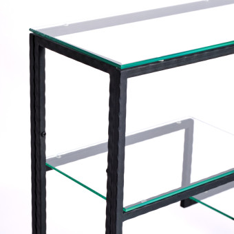 Кованые металлические консольные столики 1014-CB clear